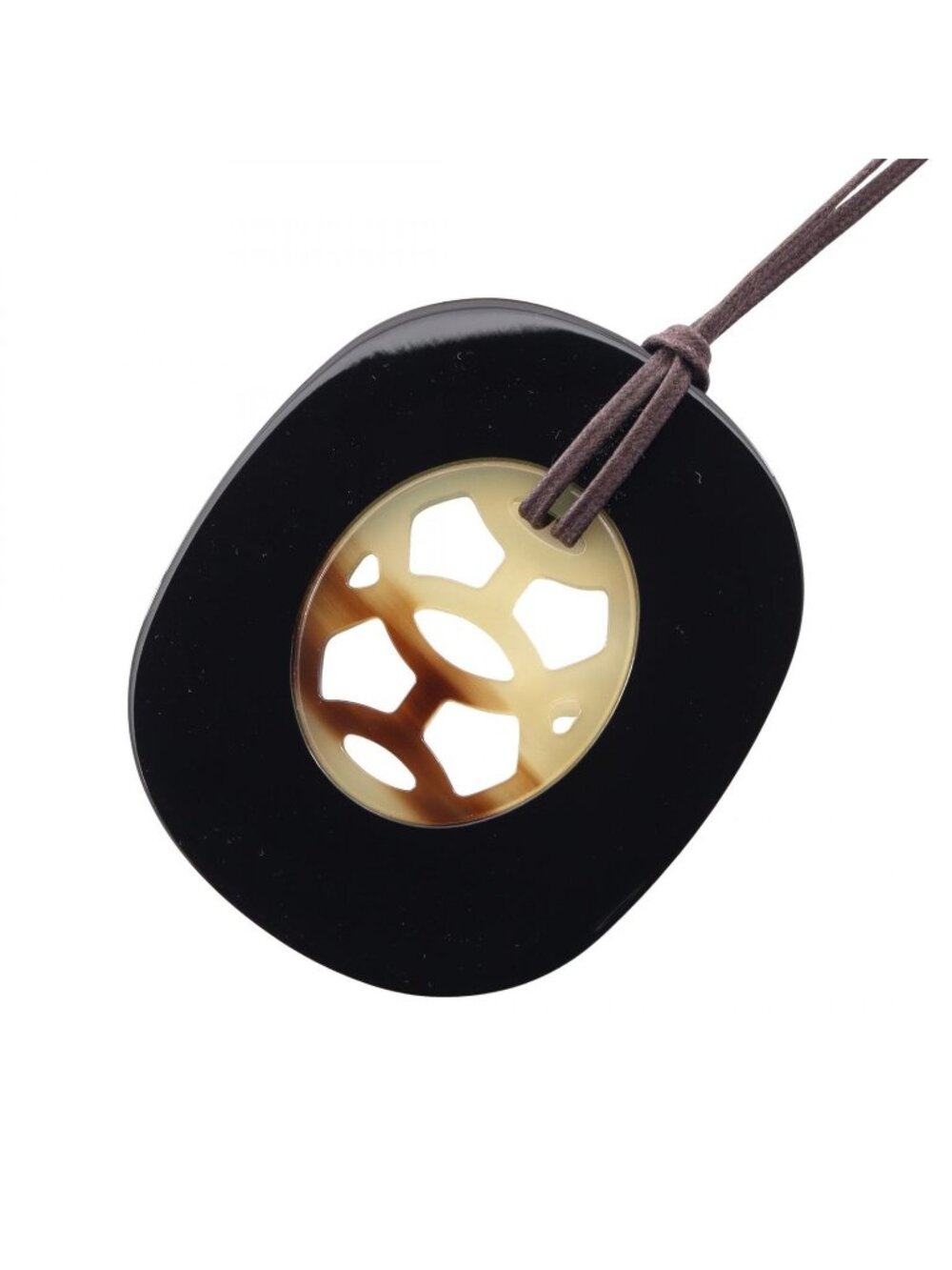 Hermes Necklace Lift GM Black